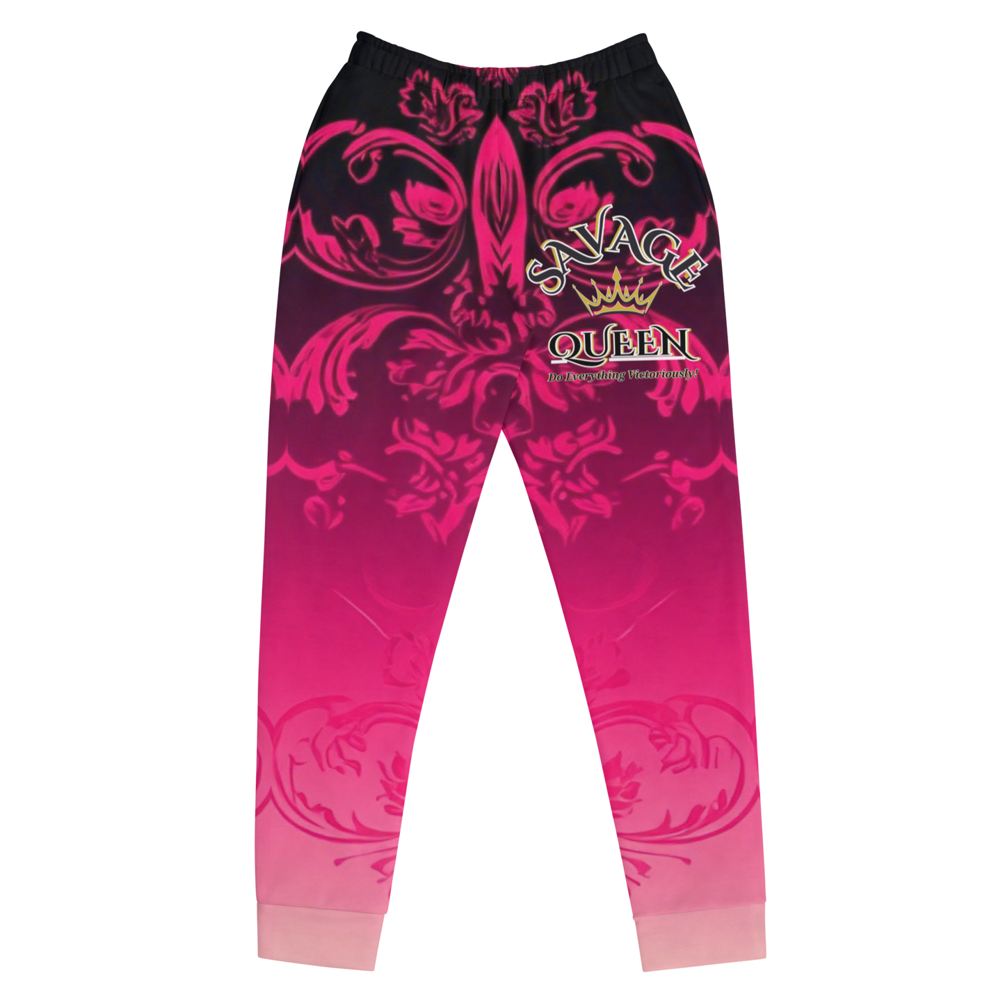 Savage Queen Pink Floral Joggers