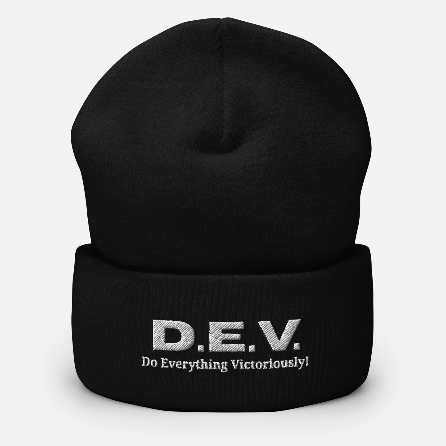 D.E.V. Cuffed Beanie